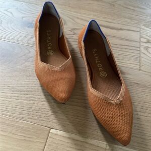 Rothy’s The Point Flats - Discontinued Camel Color - Size 9